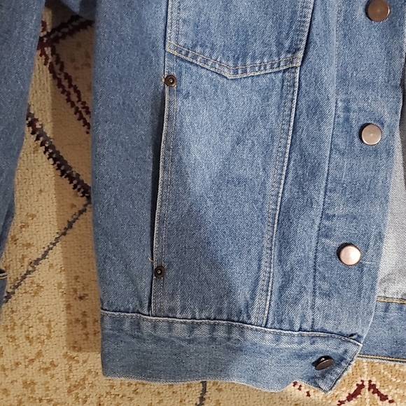 Expressions Button Up Jean Jacket - Picture 10 of 15